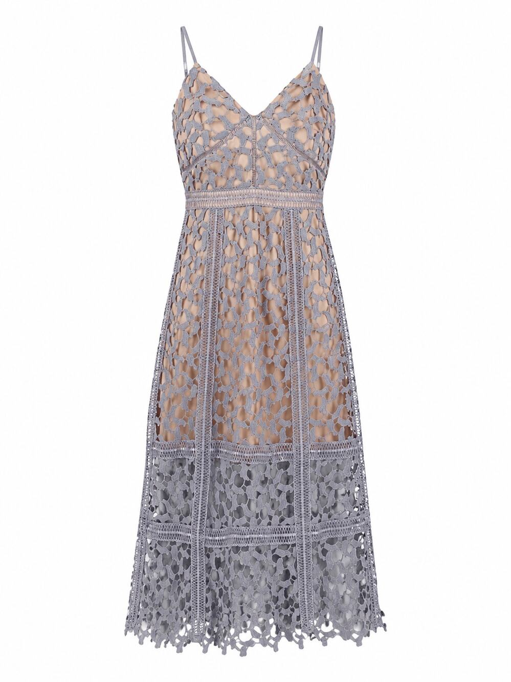 Elliatt Tingle Lace Midi Dress Size Medium Anthropologie Formal Cocktail Date